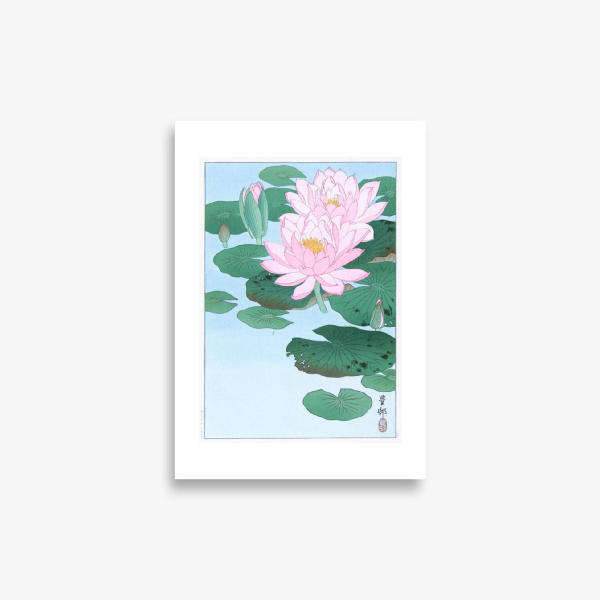 Ohara Koson - Water Lily 21x30 cm Poster