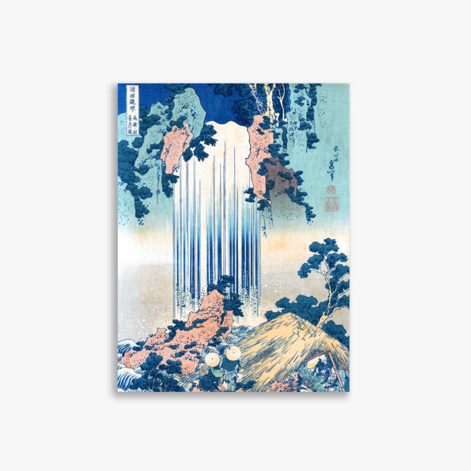 Katsushika Hokusai: Yoro Waterfall in Mino Province - 30x40 cm Poster