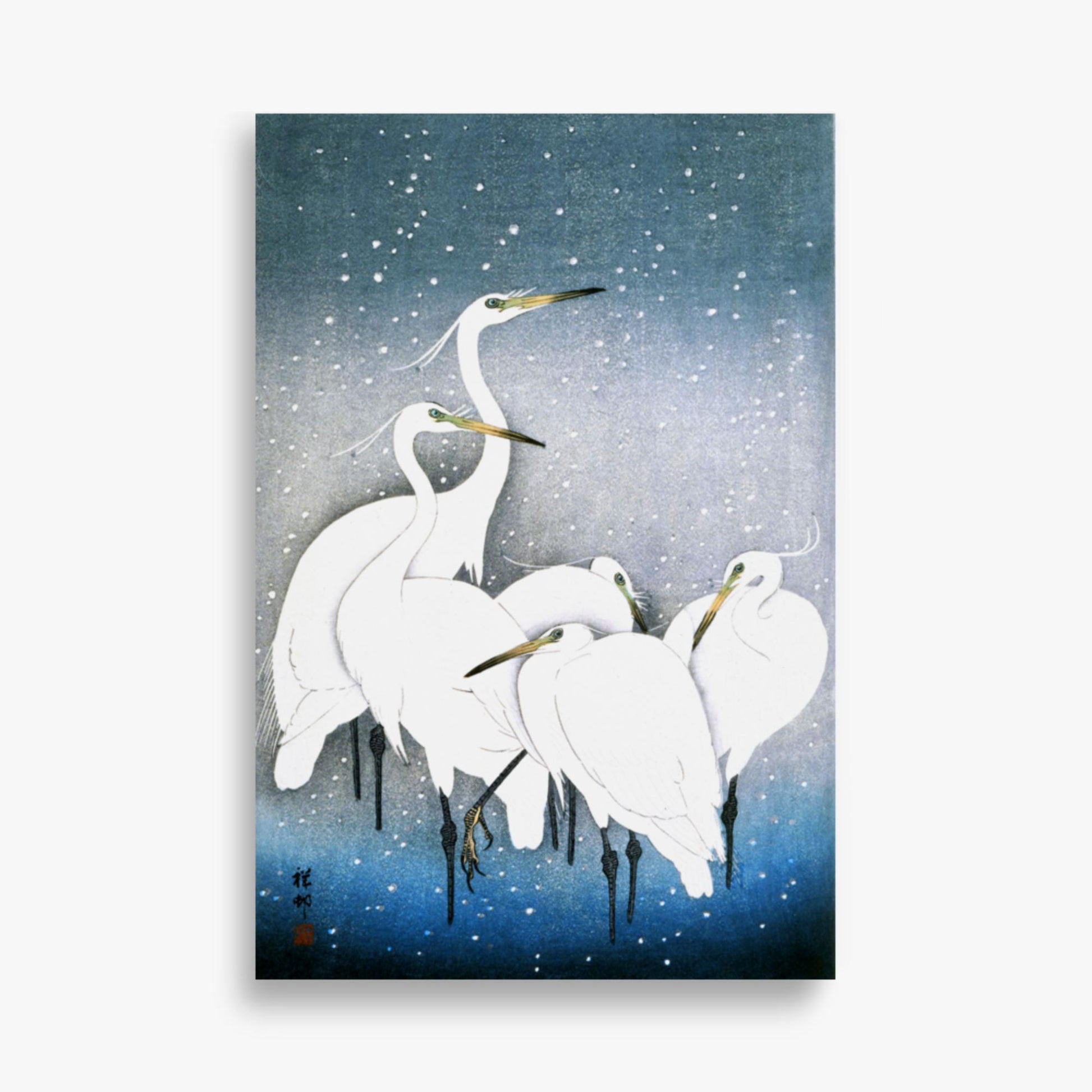 Ohara Koson - Egrets in the Snow 61x91 cm Poster