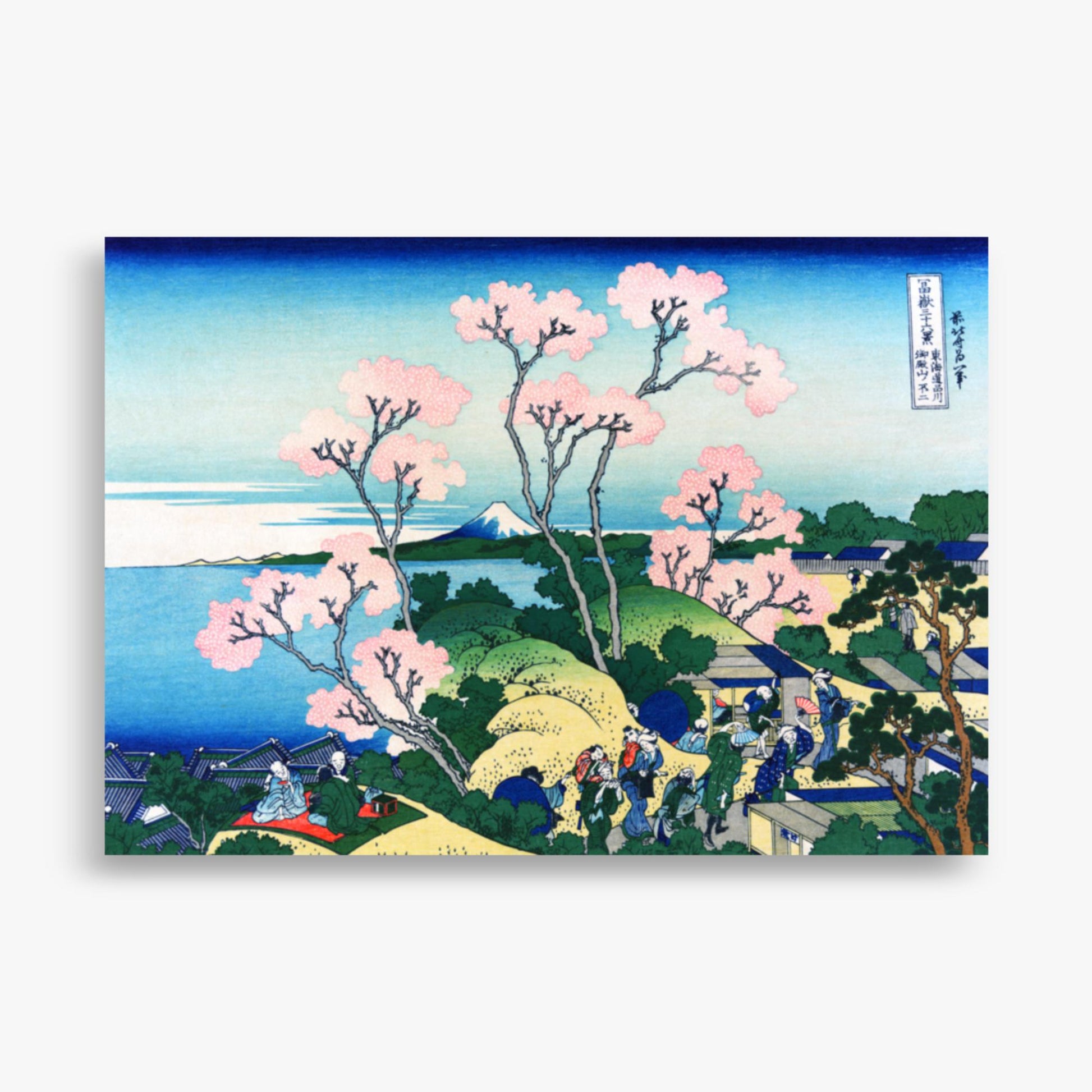 Katsushika Hokusai - Fuji from Gotenyama at Shinagawa on the Tōkaidō 70x100 cm Poster