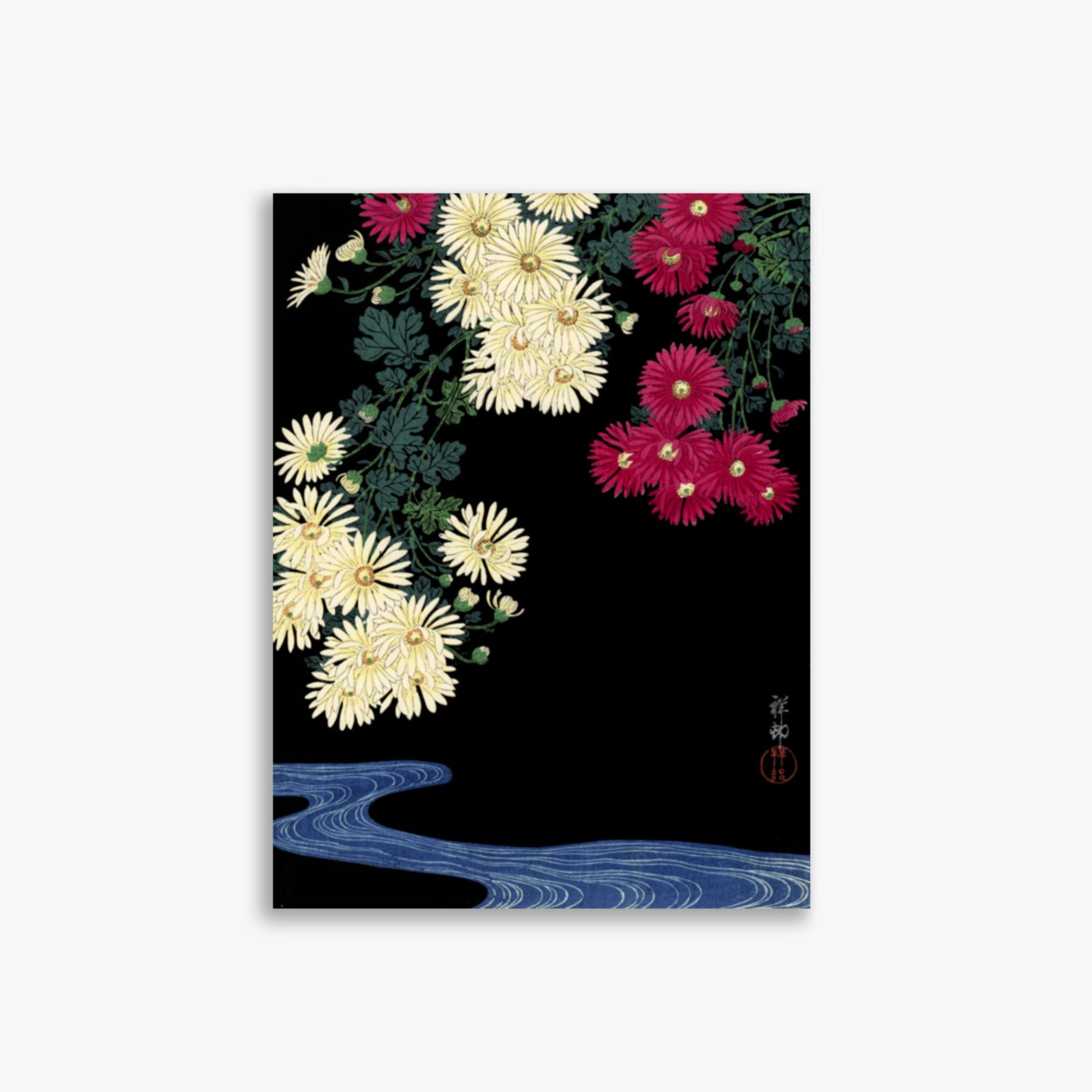 Ohara Koson - Chrysanthemums 30x40 cm Poster