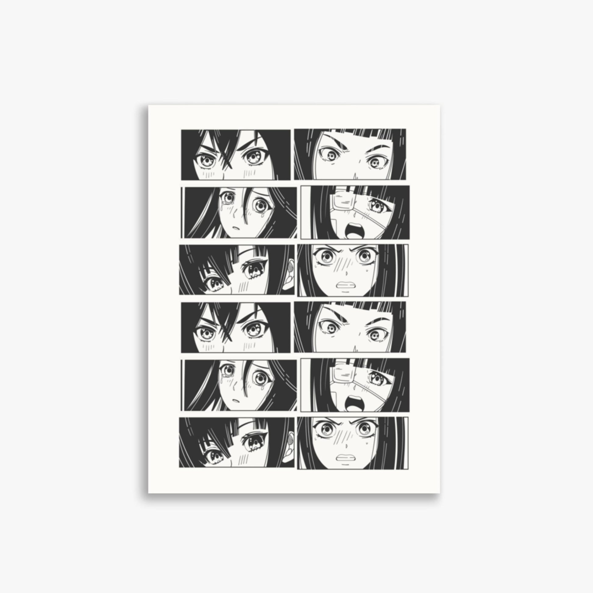 Modern illustration: Six Moods 30x40 cm Poster