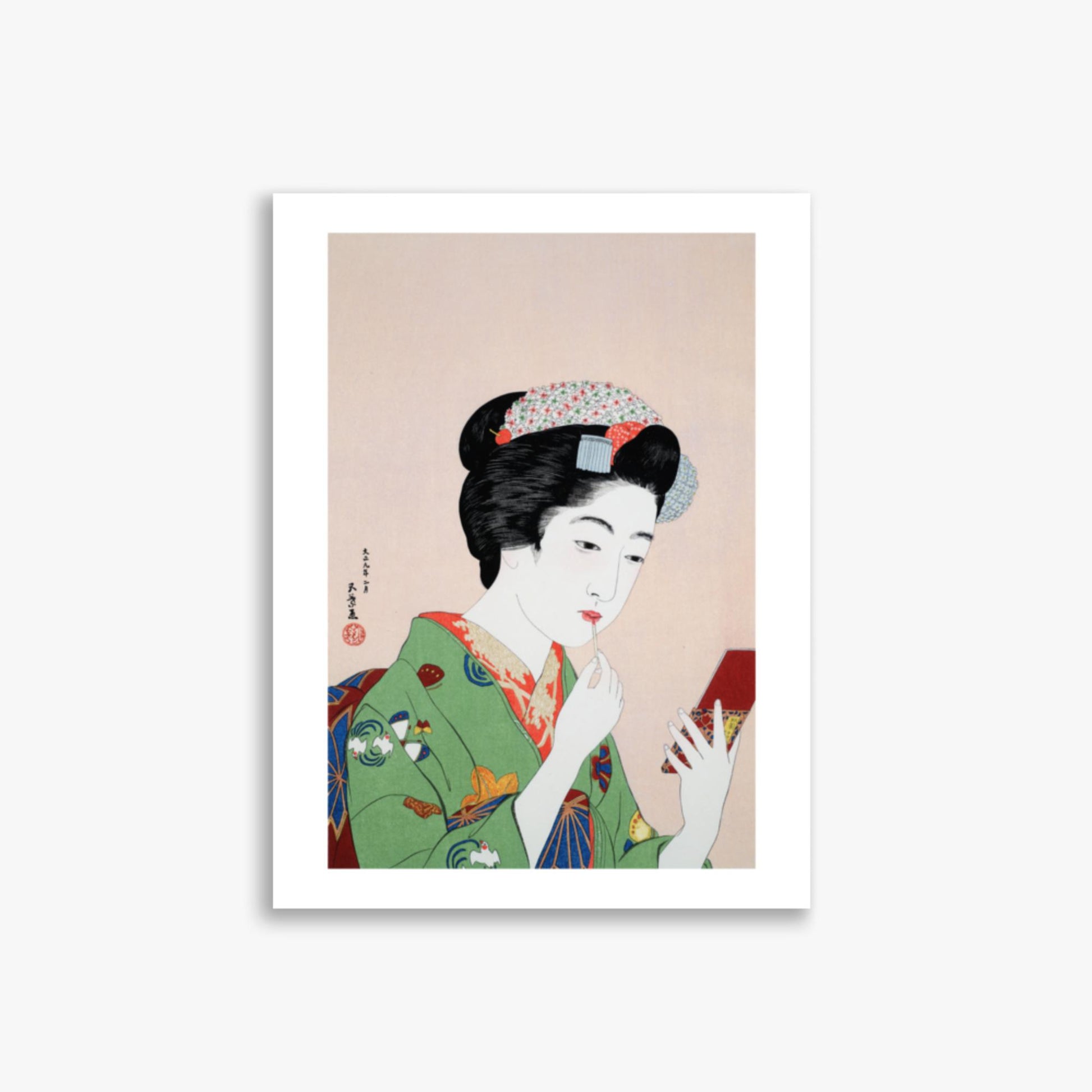 Goyō Hashiguchi - Woman Applying Rouge 30x40 cm Poster