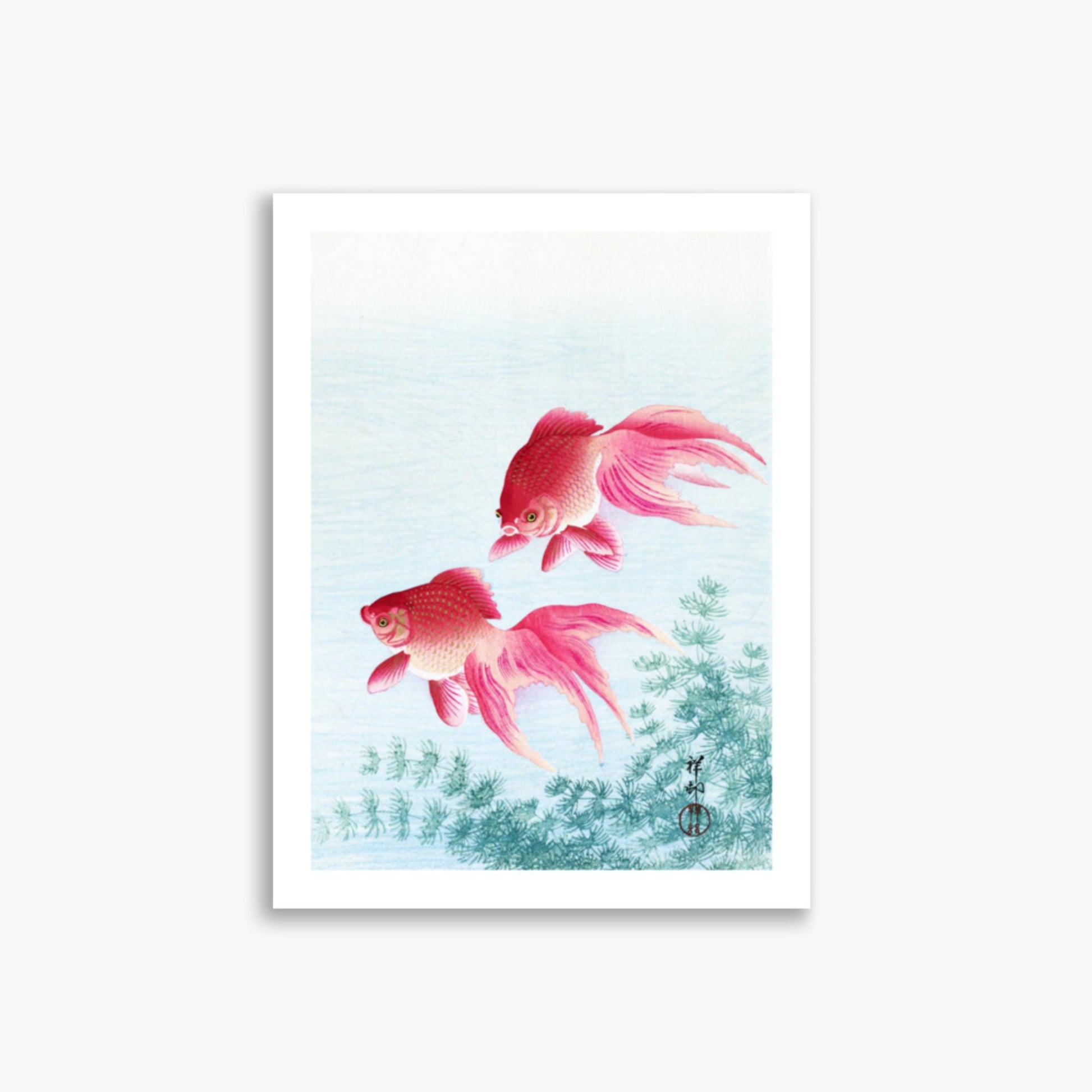 Ohara Koson - Two veil goldfish 30x40 cm Poster